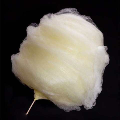 Kolorowy cukier do waty cukrowej żółty o smaku gumy balonowej 1kg Kolorowy cukier do waty cukrowej żółty o smaku gumy balonowej 1kg