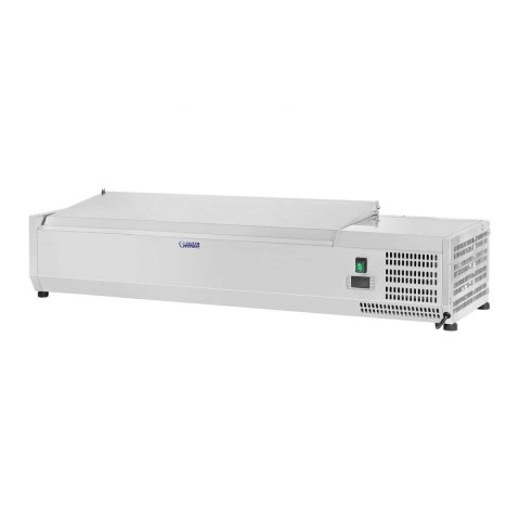 Nadstawa chłodnicza ze stalową pokrywą 5x GN1/4 120cm Nadstawa chłodnicza ze stalową pokrywą 5x GN1/4 120cm