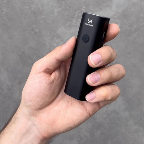 Lampka rowerowa przednia USB białe światło 4 tryby pracy czarna Lampka rowerowa przednia USB białe światło 4 tryby pracy czarna
