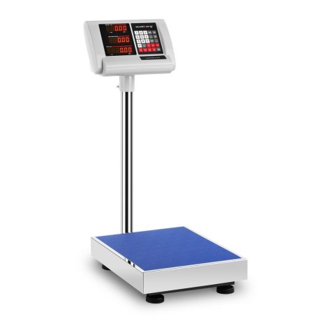 Waga platformowa magazynowa licząca 30x40cm zasilacz + akumulator 100kg / 10g Waga platformowa magazynowa licząca 30x40cm zasilacz + akumulator 100kg / 10g