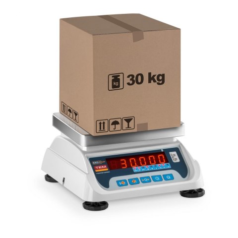 Waga sklepowa handlowa z legalizacją BEKO+ TEM RS232 30kg / 10g Waga sklepowa handlowa z legalizacją BEKO+ TEM RS232 30kg / 10g
