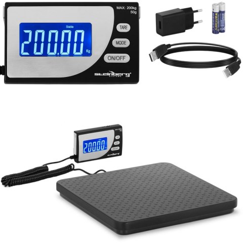 Waga przemysłowa paczkowa do 200 kg / 0.1 g LCD USB Waga przemysłowa paczkowa do 200 kg / 0.1 g LCD USB