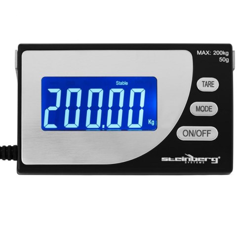Waga przemysłowa paczkowa do 200 kg / 0.1 g LCD USB Waga przemysłowa paczkowa do 200 kg / 0.1 g LCD USB