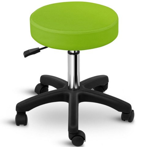 Taboret stołek hoker kosmetyczny obrotowy na kółkach Physa AVERSA zielony Taboret stołek hoker kosmetyczny obrotowy na kółkach Physa AVERSA zielony