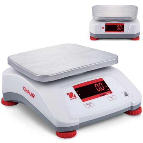 Waga kuchenna kontrolna wodoodporna IP68 VALOR 2000 30kg / 5kg - OHAUS V22PWE30T Waga kuchenna kontrolna wodoodporna IP68 VALOR 2000 30kg / 5kg - OHAUS V22PWE30T