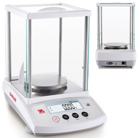 Waga laboratoryjna analityczna z legalizacją M precyzyjna LCD PR 120g / 0.1mg - OHAUS PR124M Waga laboratoryjna analityczna z legalizacją M precyzyjna LCD PR 120g / 0.1mg - OHAUS PR124M