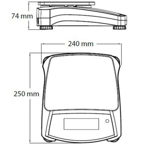 Waga laboratoryjna techniczna szybka dokładna NAVIGATOR NVT 6200g / 0.1g - OHAUS NVT6201 Waga laboratoryjna techniczna szybka dokładna NAVIGATOR NVT 6200g / 0.1g - OHAUS NVT6201