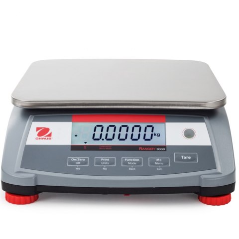 Waga stołowa przemysłowa profesjonalna z akumulatorem RANGER 3000 15kg / 0.5g - OHAUS R31P15 Waga stołowa przemysłowa profesjonalna z akumulatorem RANGER 3000 15kg / 0.5g - OHAUS R31P15