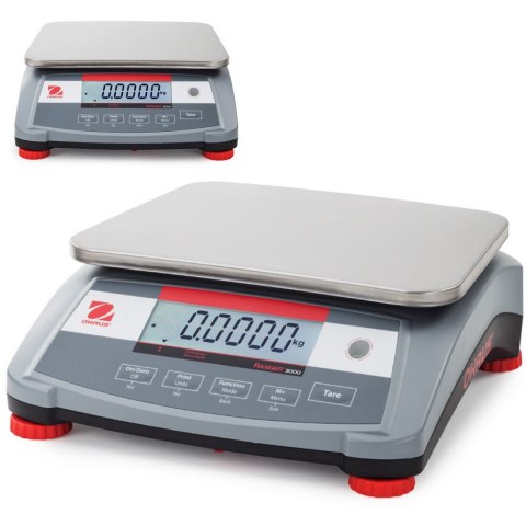 Waga stołowa przemysłowa profesjonalna z akumulatorem RANGER 3000 30kg / 1g - OHAUS R31P30 Waga stołowa przemysłowa profesjonalna z akumulatorem RANGER 3000 30kg / 1g - OHAUS R31P30