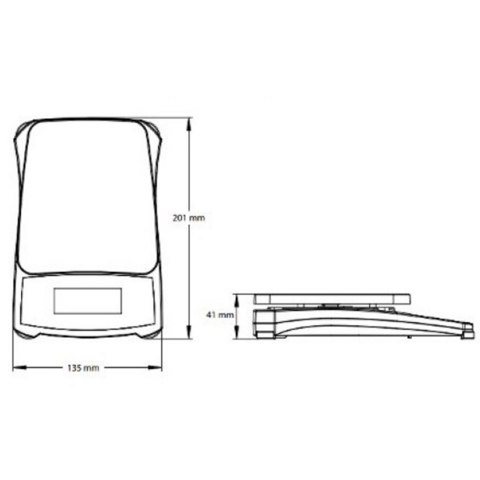 Waga techniczna kontrolna edukacyjna precyzyjna na baterie COMPASS CX 1200g / 0.1g - OHAUS CX1201 Waga techniczna kontrolna edukacyjna precyzyjna na baterie COMPASS CX 1200g / 0.1g - OHAUS CX1201