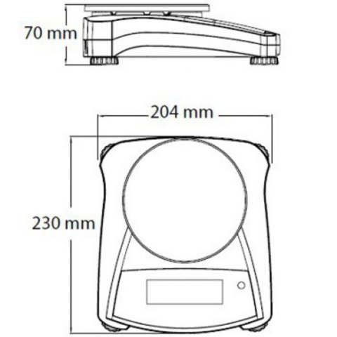 Waga techniczna stołowa dokładna kompaktowa NAVIGATOR NV 220g / 0.01g - OHAUS NV222 Waga techniczna stołowa dokładna kompaktowa NAVIGATOR NV 220g / 0.01g - OHAUS NV222