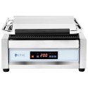Grill kontaktowy ryflowany sterowany elektronicznie 34 x 23 cm 2200 W