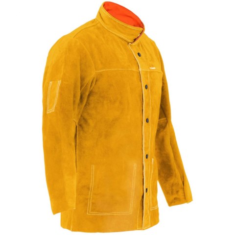 Kurtka bluza spawalnicza ochronna ze skóry bydlęcej rozmiar M Kurtka bluza spawalnicza ochronna ze skóry bydlęcej rozmiar M