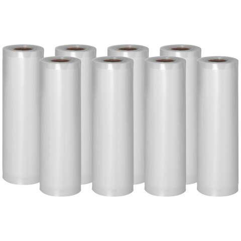 Worki próżniowe moletowane folia w rolce do pakowarki próżniowej 600 x 20 ZESTAW - 8 rolek Worki próżniowe moletowane folia w rolce do pakowarki próżniowej 600 x 20 ZESTAW - 8 rolek