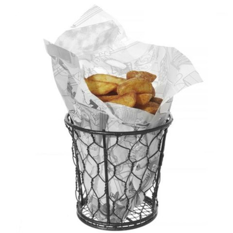 Papier pergaminowy do przekąsek frytek nadruk KUCHNIA 500 szt. 258x425 mm - Hendi 678206 Papier pergaminowy do przekąsek frytek nadruk KUCHNIA 500 szt. 258x425 mm - Hendi 678206