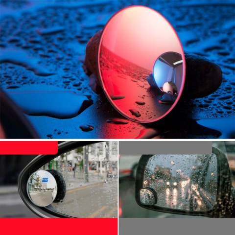 Lusterko samochodowe boczne wypukłe martwe pole Full-view Blind-spot Mirror 2szt. Lusterko samochodowe boczne wypukłe martwe pole Full-view Blind-spot Mirror 2szt.