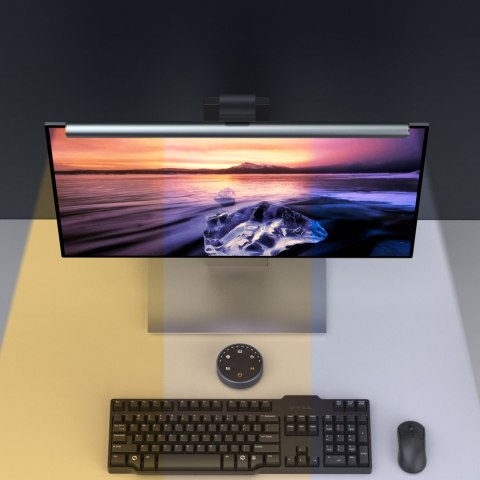 Bezprzewodowa lampka LED oświetlenie na ekran monitor Elesense czarny - ZESTAW 2szt. Bezprzewodowa lampka LED oświetlenie na ekran monitor Elesense czarny - ZESTAW 2szt.