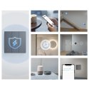 Inteligentny 3-kanałowy przełącznik ścienny WiFi czarny M5-3C-80