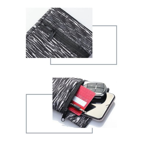 Opaska na ramię do biegania ćwiczeń fitness armband brązowy Opaska na ramię do biegania ćwiczeń fitness armband brązowy