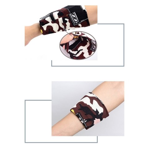 Opaska na ramię do biegania ćwiczeń fitness armband moro niebieski Opaska na ramię do biegania ćwiczeń fitness armband moro niebieski