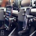 Uchwyt grawitacyjny na telefon na kratkę w samochodzie czarny