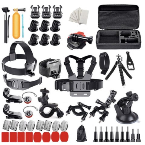 Zestaw akcesoriów mocowania do kamery sportowej GoPro DJI Insta360 SJCam Eken 67w1 Zestaw akcesoriów mocowania do kamery sportowej GoPro DJI Insta360 SJCam Eken 67w1