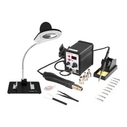 Stacja lutownicza lutownica grotowa i Hot Air S-LS-4