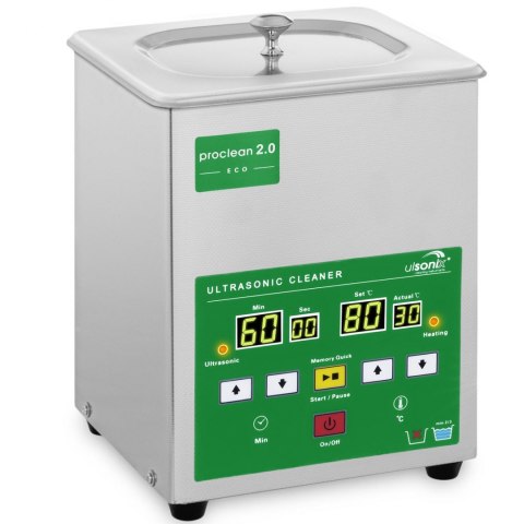 Myjka wanna oczyszczacz ultradźwiękowy 2L Ulsonix PROCLEAN 2.0 ECO Myjka wanna oczyszczacz ultradźwiękowy 2L Ulsonix PROCLEAN 2.0 ECO