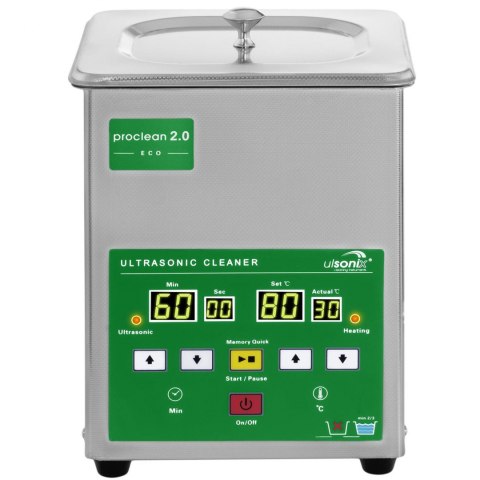 Myjka wanna oczyszczacz ultradźwiękowy 2L Ulsonix PROCLEAN 2.0 ECO Myjka wanna oczyszczacz ultradźwiękowy 2L Ulsonix PROCLEAN 2.0 ECO