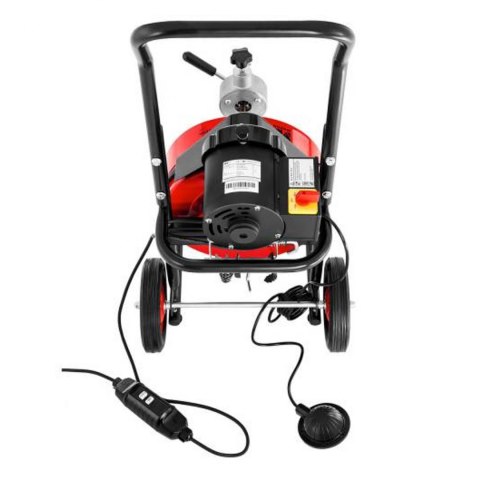 Przepychacz udrażniacz spirala do rur elektryczna 390W 23m MSW-DRAIN CLEAN 23E + głowice Przepychacz udrażniacz spirala do rur elektryczna 390W 23m MSW-DRAIN CLEAN 23E + głowice