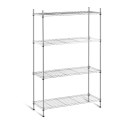 Regał magazynowy druciany ażurowy chromowany 137x90x35cm do 120kg