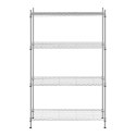 Regał magazynowy druciany ażurowy chromowany 137x90x35cm do 120kg