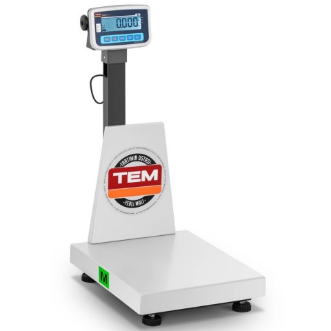 Waga platformowa przemysłowa interfejs RS232 150 kg / 50 g LCD M LEGALIZACJA Waga platformowa przemysłowa interfejs RS232 150 kg / 50 g LCD M LEGALIZACJA