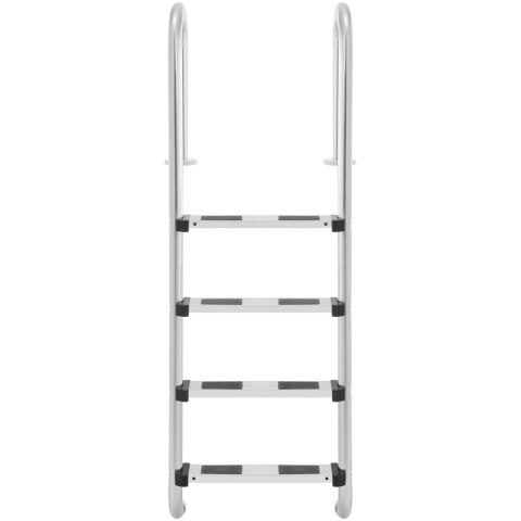 Drabinka do basenu ze stali nierdzewnej 4 stopnie 1570 mm Drabinka do basenu ze stali nierdzewnej 4 stopnie 1570 mm