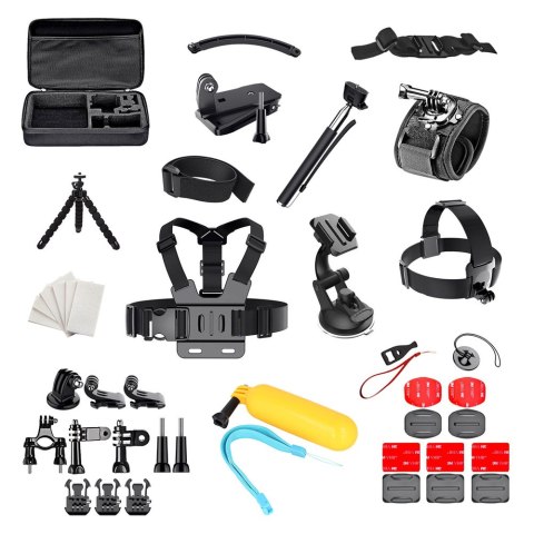 Akcesoria do kamer sportowych GoPro SJCAM Zestaw 50w1 Akcesoria do kamer sportowych GoPro SJCAM Zestaw 50w1