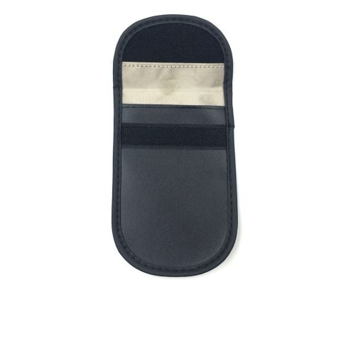 Etui antykradzieżowe na klucze samochodowe klatka Faradaya 14x10cm czarny Etui antykradzieżowe na klucze samochodowe klatka Faradaya 14x10cm czarny