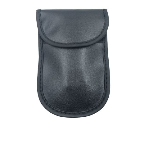 Etui antykradzieżowe na klucze samochodowe klatka Faradaya 14x10cm czarny Etui antykradzieżowe na klucze samochodowe klatka Faradaya 14x10cm czarny