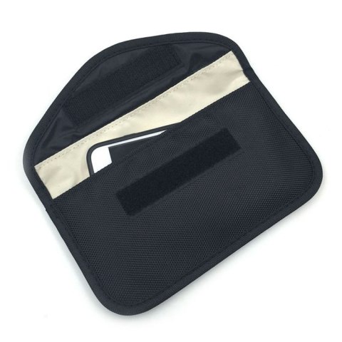 Etui antykradzieżowe na klucze samochodowe klatka Faradaya 20x11cm czarny Etui antykradzieżowe na klucze samochodowe klatka Faradaya 20x11cm czarny