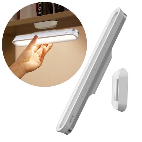 Magnetyczna lampka nocna LED lampa pod szafkę do domu kuchni pokoju biały Magnetyczna lampka nocna LED lampa pod szafkę do domu kuchni pokoju biały