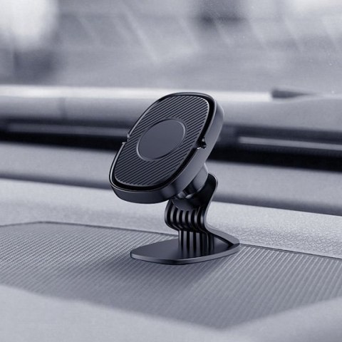 Samoprzylepny przyklejany magnetyczny uchwyt samochodowy do telefonu na deskę rozdzielczą czarny Samoprzylepny przyklejany magnetyczny uchwyt samochodowy do telefonu na deskę rozdzielczą czarny