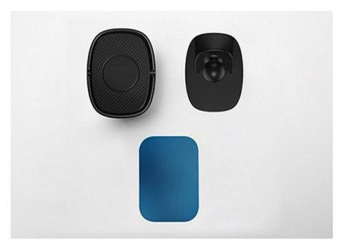 Samoprzylepny przyklejany magnetyczny uchwyt samochodowy do telefonu na deskę rozdzielczą czarny Samoprzylepny przyklejany magnetyczny uchwyt samochodowy do telefonu na deskę rozdzielczą czarny