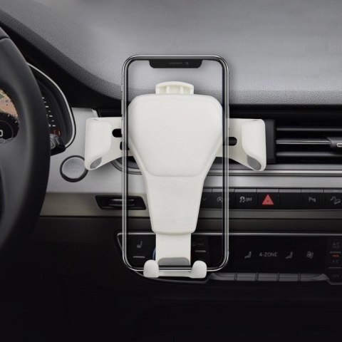 Uchwyt samochodowy do telefonu grawitacyjny na kratkę wentylacyjną nawiew Car Holder H01 czarny Uchwyt samochodowy do telefonu grawitacyjny na kratkę wentylacyjną nawiew Car Holder H01 czarny