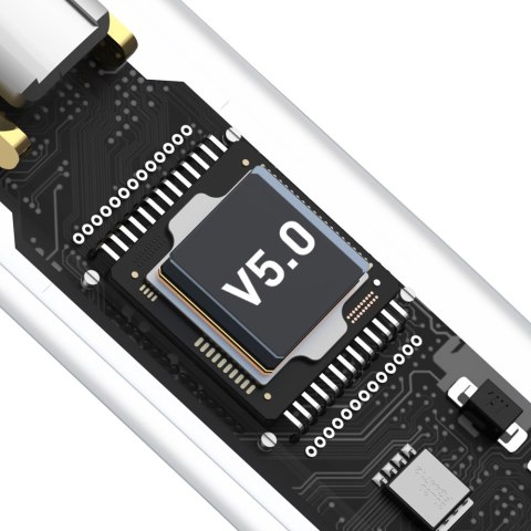 Bezprzewodowe słuchawki Bluetooth 5.0 TWS douszne wodoodporne IP64 E3 biały Bezprzewodowe słuchawki Bluetooth 5.0 TWS douszne wodoodporne IP64 E3 biały