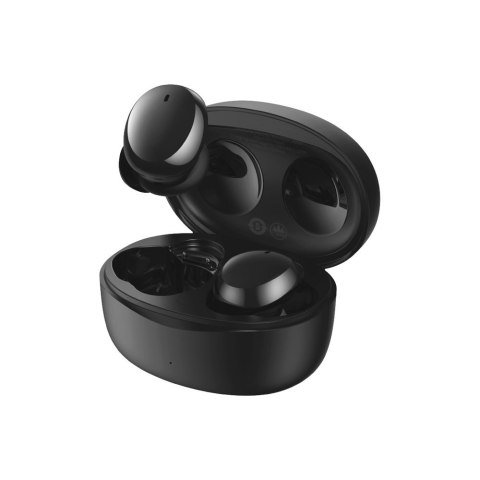 Bezprzewodowe słuchawki TWS Bluetooth 5.2 wodoodporne IP55 Bowie E2 czarny Bezprzewodowe słuchawki TWS Bluetooth 5.2 wodoodporne IP55 Bowie E2 czarny