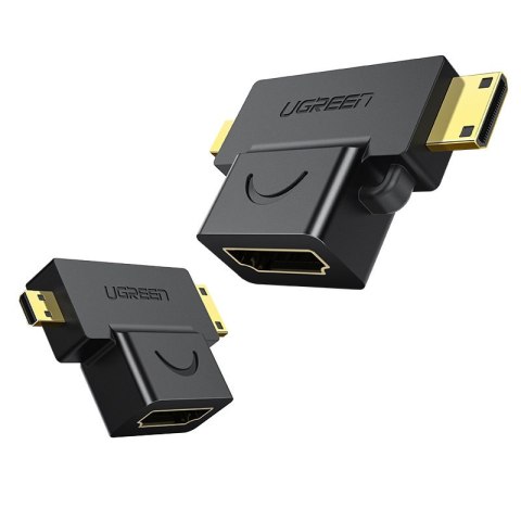 Przejściówka adapter ze złącza HDMI Typ A mini HDMI - micro HDMI Przejściówka adapter ze złącza HDMI Typ A mini HDMI - micro HDMI