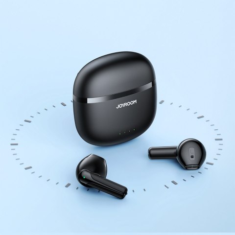 Słuchawki TWS bezprzewodowe ENC wodoodporne IPX4 Bluetooth 5.3 czarny Słuchawki TWS bezprzewodowe ENC wodoodporne IPX4 Bluetooth 5.3 czarny
