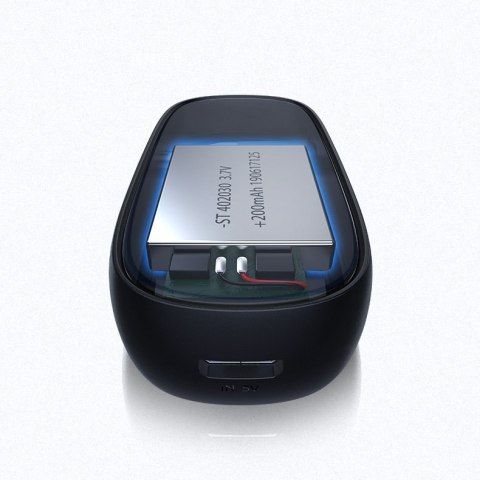 Odbiornik dźwięku do słuchawek Bluetooth 5.0 audio AUX aptX, aptX LL mini jack czarny Odbiornik dźwięku do słuchawek Bluetooth 5.0 audio AUX aptX, aptX LL mini jack czarny