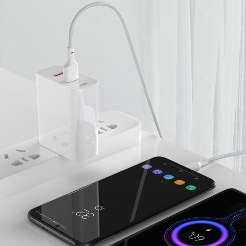2x kabel USB USB-C szybkie ładowanie Power Delivery Quick Charge 40 W 5 A 1.5 m biały 2x kabel USB USB-C szybkie ładowanie Power Delivery Quick Charge 40 W 5 A 1.5 m biały