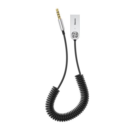 BA01 odbiornik dźwięku Bluetooth 5.0 kabel adapter audio AUX jack czarny BA01 odbiornik dźwięku Bluetooth 5.0 kabel adapter audio AUX jack czarny