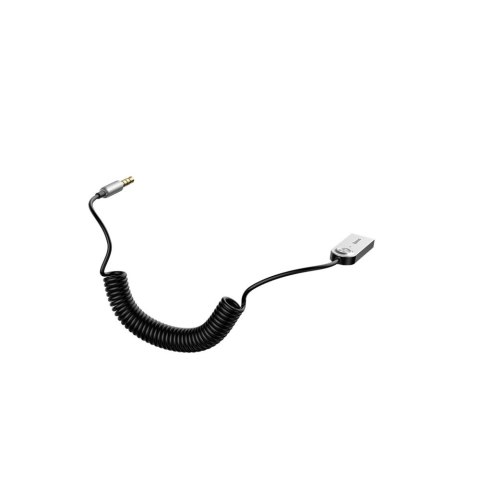 BA01 odbiornik dźwięku Bluetooth 5.0 kabel adapter audio AUX jack czarny BA01 odbiornik dźwięku Bluetooth 5.0 kabel adapter audio AUX jack czarny